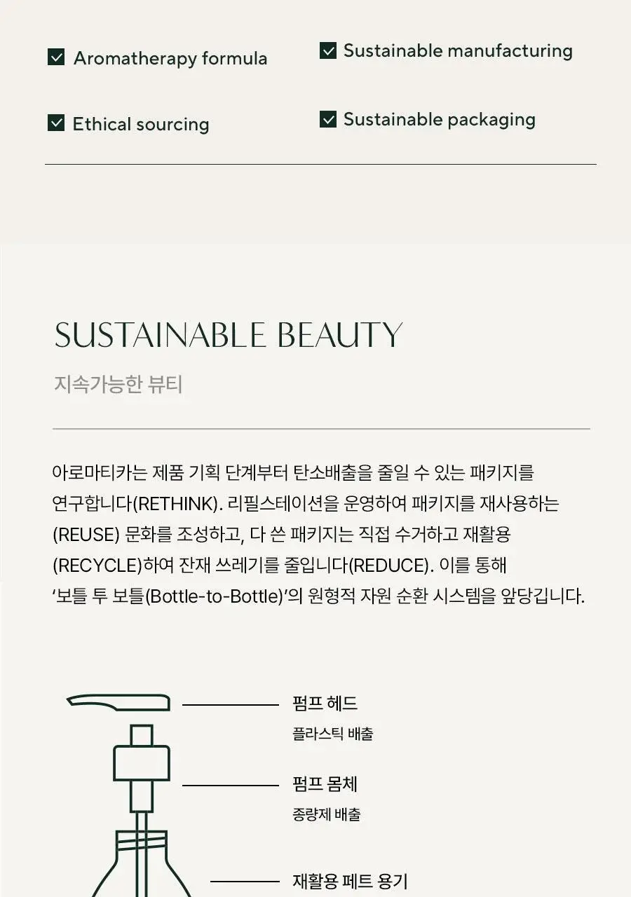 [NEW/대용량] 아로마티카 바디워시 500ml 2종 중 택 1 (서렌/로즈마리 올인원) 상세페이지 20